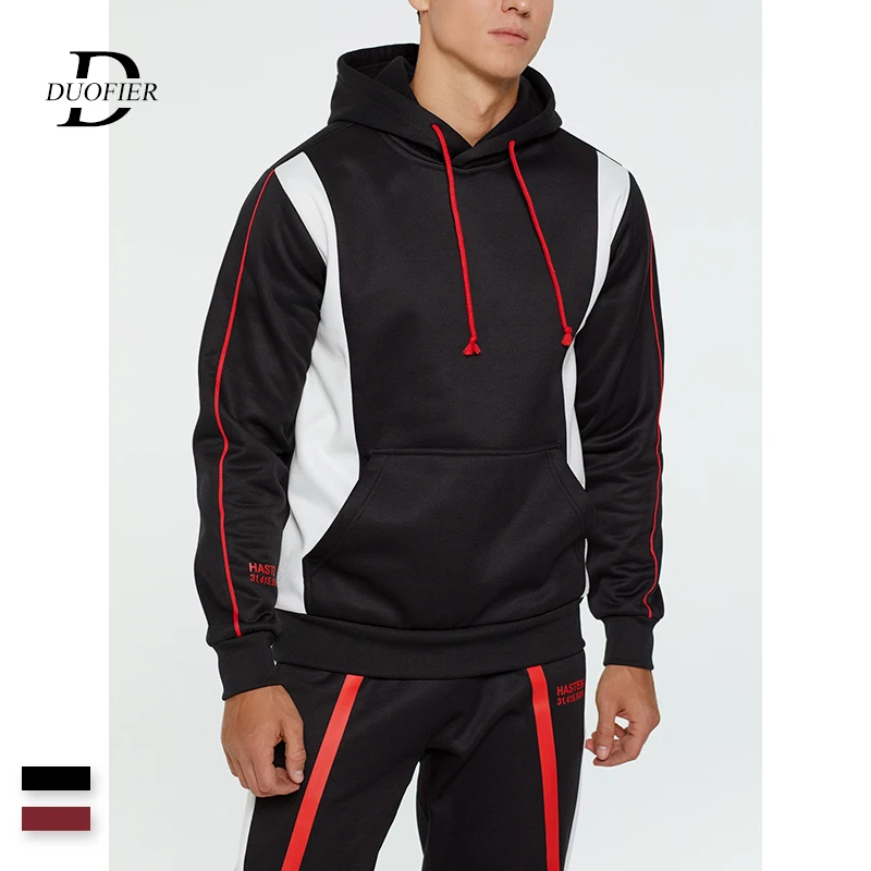Мужские повседневные комплекты толстовки с капюшоном Осенние новые трендовые
