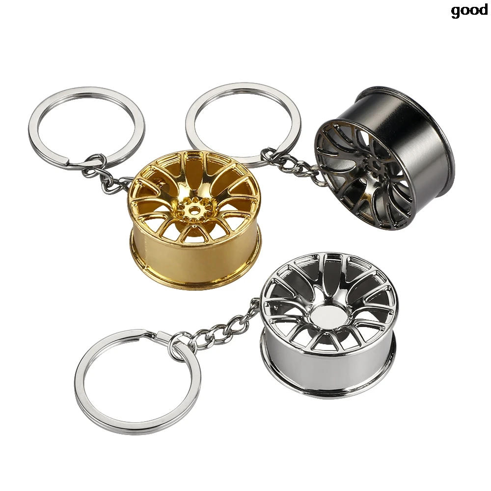 Fashion Wheel Rim Hub Tuning Keychain Keyring Pendent Car Truck Accessories Key Chain Ring Toy Modle Gift | Автомобили и