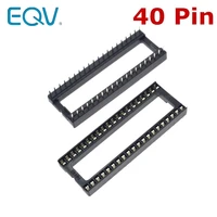 10pcs 40 pin dip square hole ic sockets adapter 40pin pitch 2 54mm connector