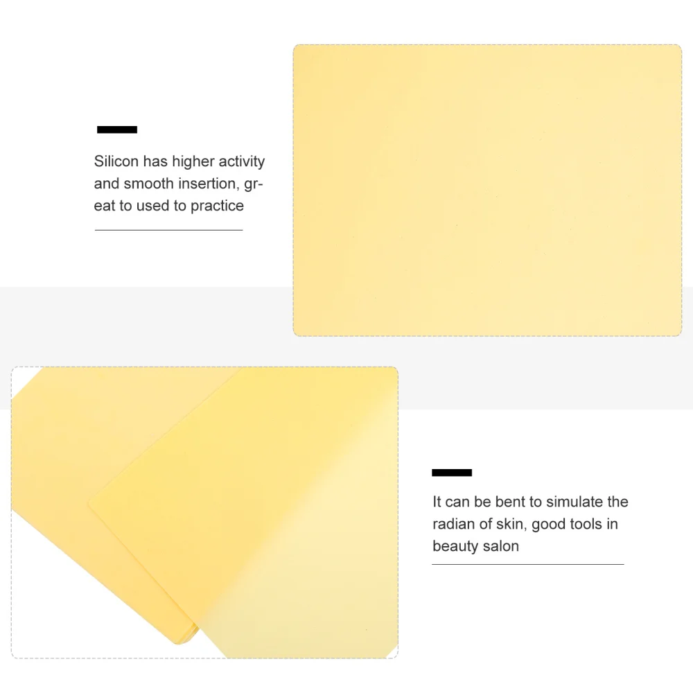 

10Pcs Silicone Artificial Skins Beauty Parlor Human Embroider Practice Skins