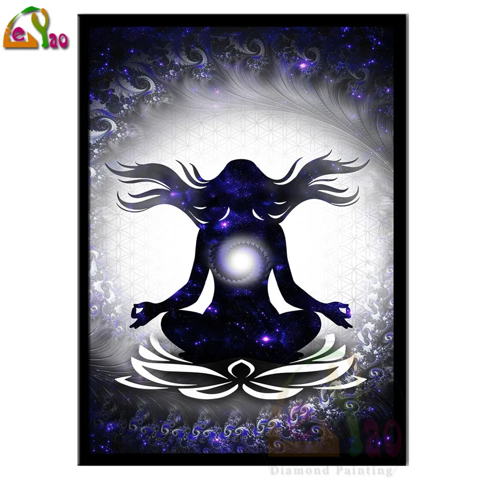 5D DIY алмазная живопись медитация Вселенная искусство полная квадратная/круглая