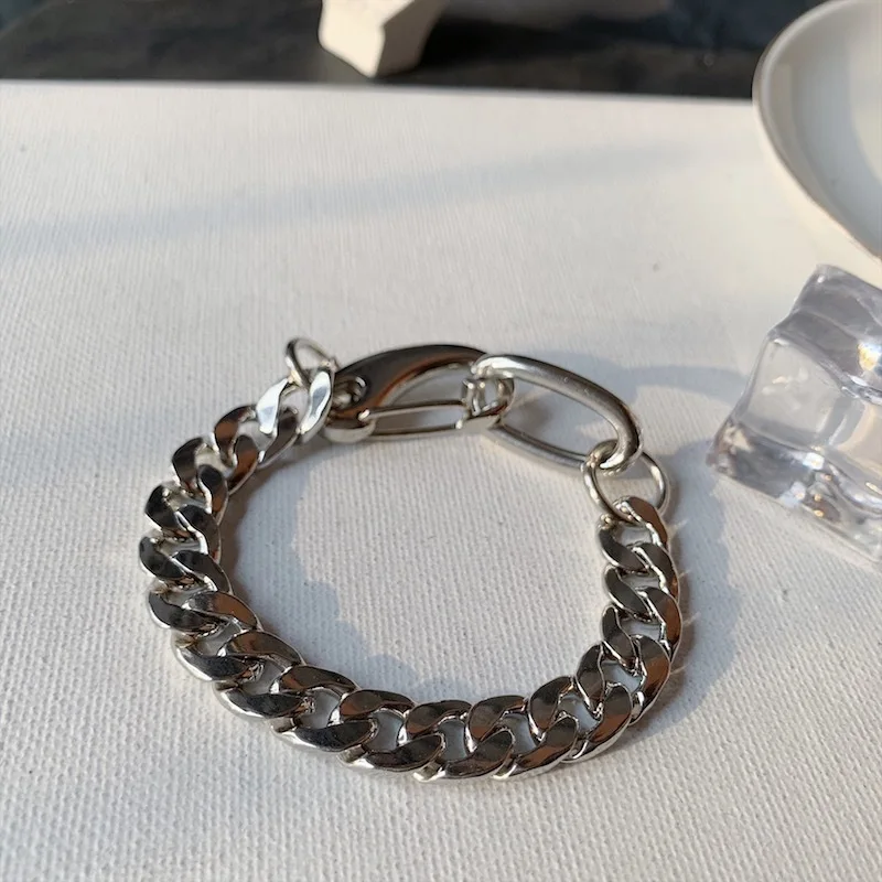 Модный простой ювелирное изделие для пары хип хоп металлические стальные titanium