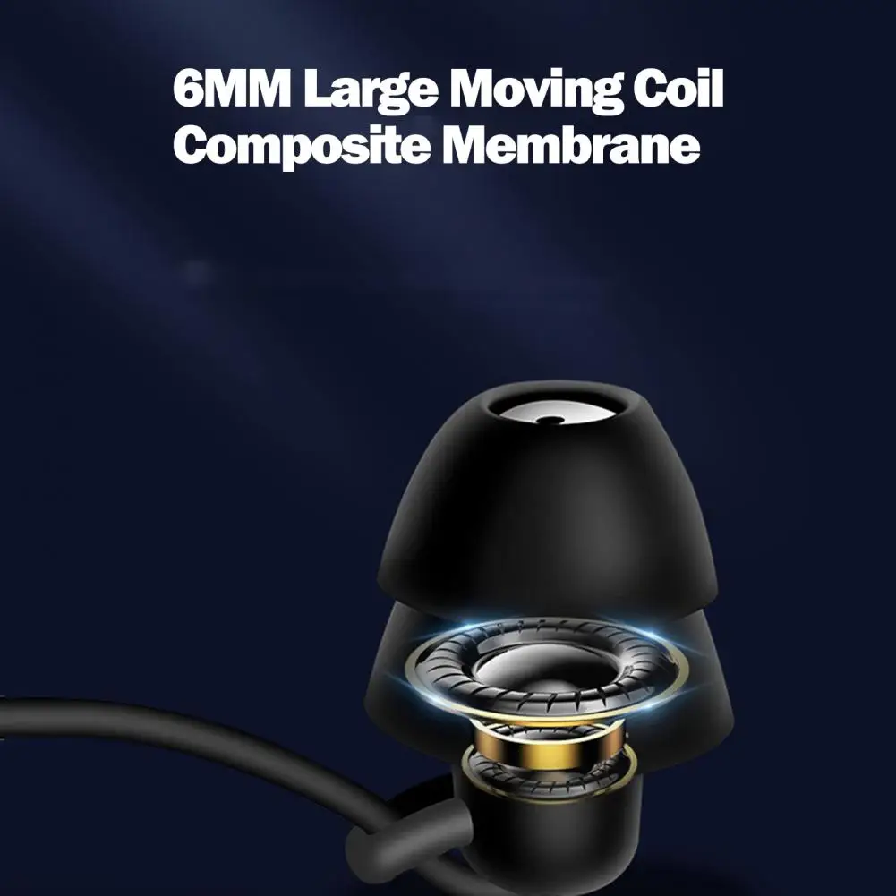 Наушники VAORLO ASMR проводные мягкие силиконовые наушники с изоляцией звука без ушей