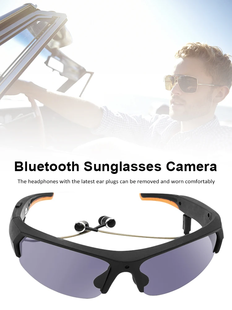 Солнцезащитные очки с Bluetooth портативная Удобная Спортивная камера 1080P HD