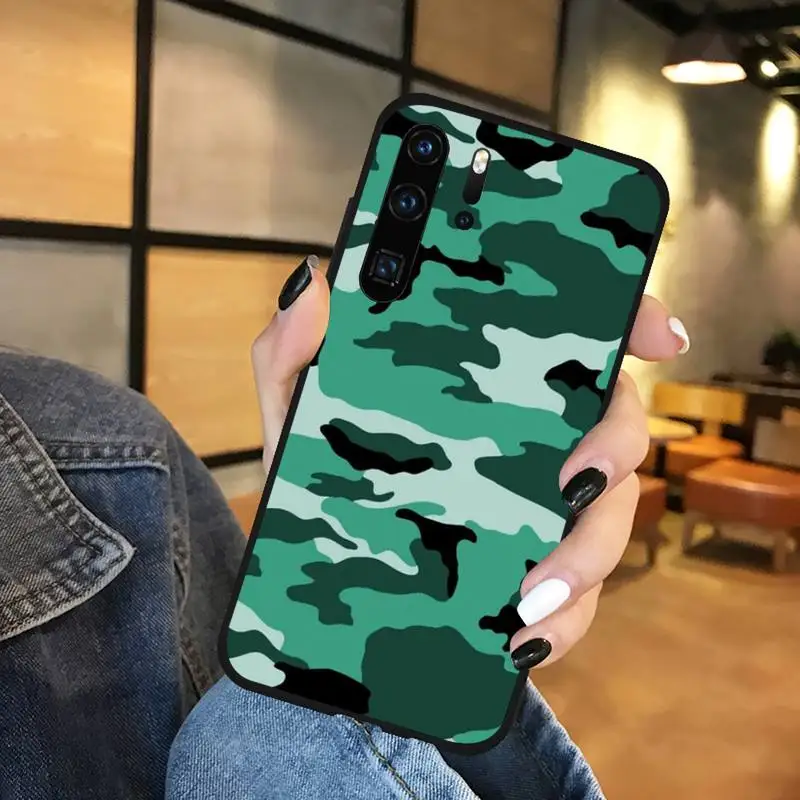 

Camouflage Pattern Camo military Army Phone Case Funda For Huawei P9 P10 P20 P30 Lite 2016 2017 2019 plus pro P smart