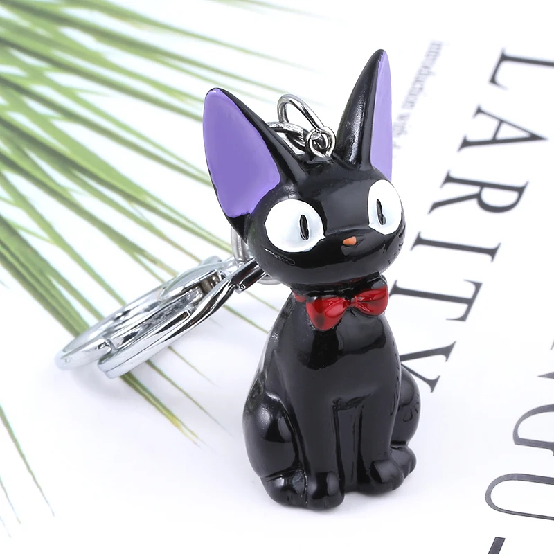 Брелок Kiki's Delivery Service в виде кота JiJi Мультяшные ролевые игрушки 3D брелок для