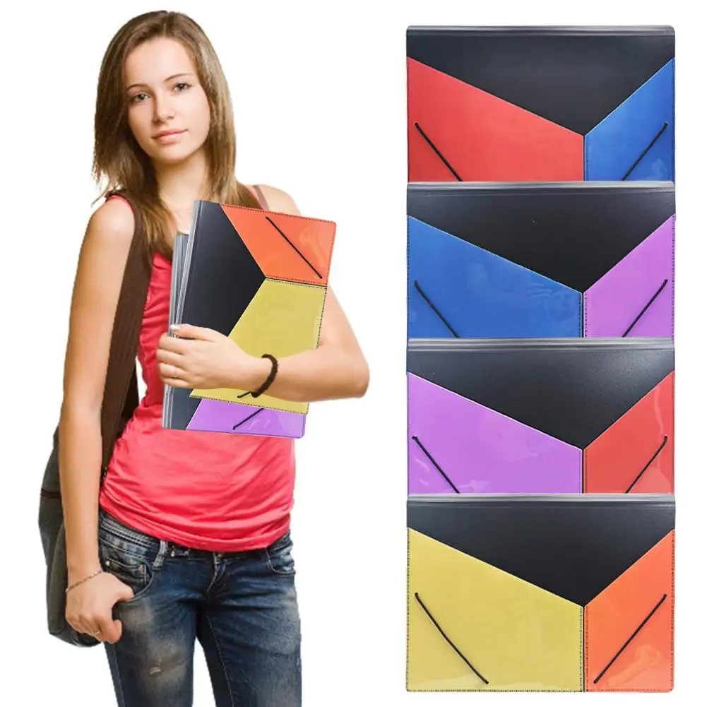 13 карманов расширяющаяся папка для документов органайзер портативная А4