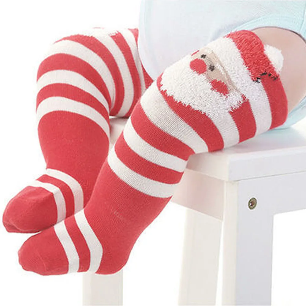 

Cotton Cute Animal Cartoon Long Stockings Infants Toddlers Tights 0-3 Y Christmas Baby Newborn Girls Knee High Socks