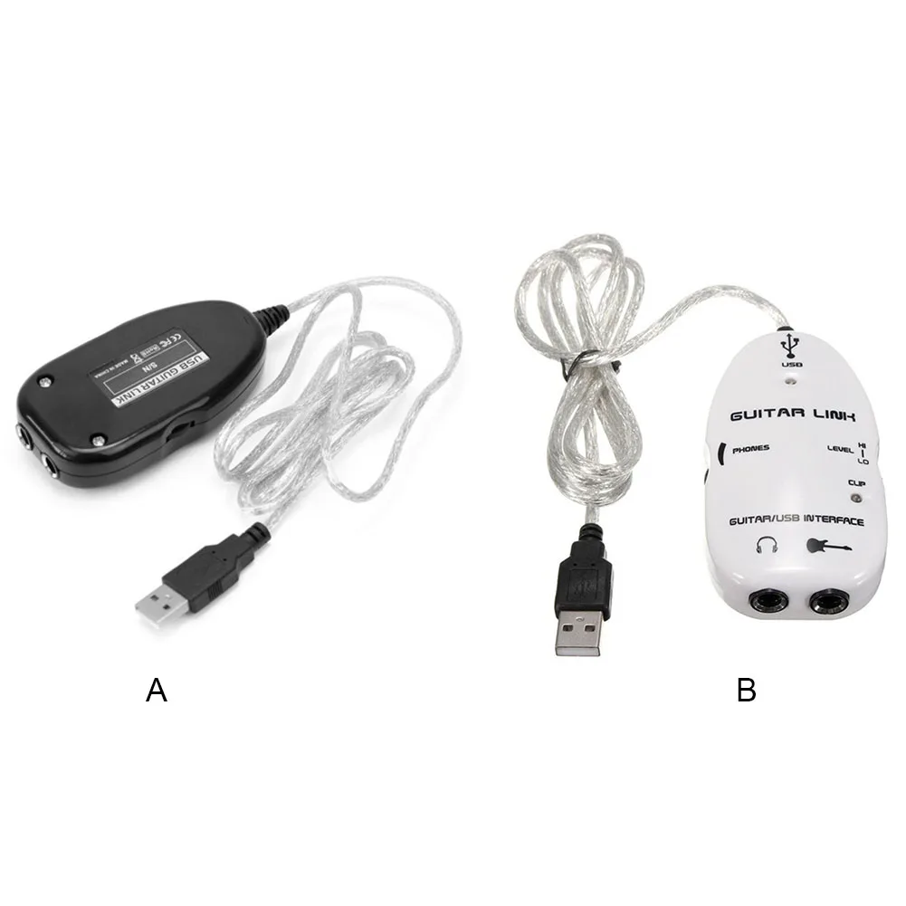 Электрический кабель для гитары переходник USB интерфейса аудиоразъем