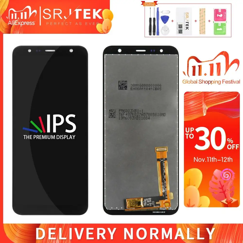 TFT дисплей для Samsung Galaxy J6 Plus сенсорный экран J4 J415 дигитайзер экрана панель в сборе