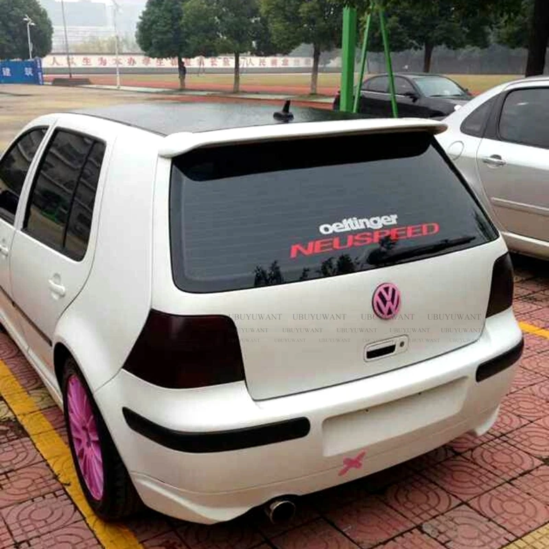 UBUYUWANT для Volkswage Гольф 4 Характеристическая вязкость полимера MK4 2003 2006 ABS спойлер