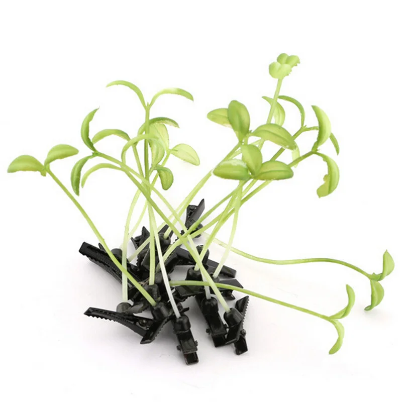 

Grass Clips Popular Headwear Clasp Antenna Hairpins 4x6cm Hair Pin Bean Sprout Headwear