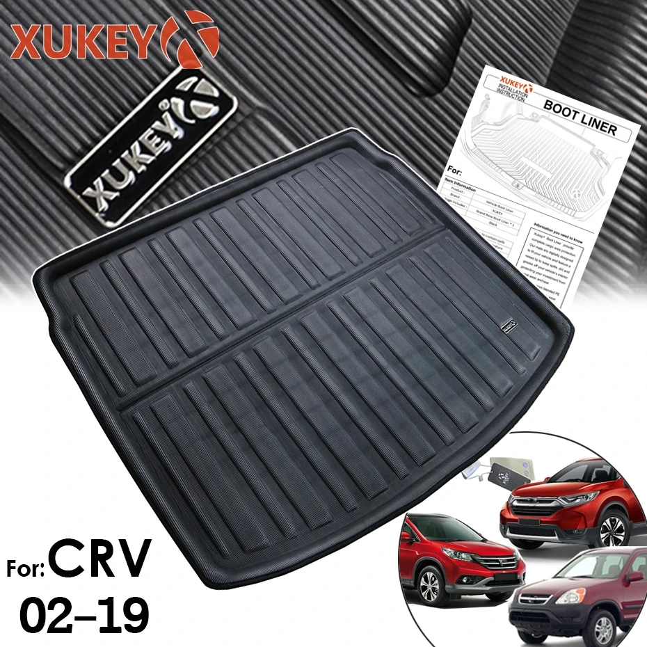 Водонепроницаемый коврик для багажника Honda CRV CR V 2002 2018 заднего специальный MK2 3 MK4