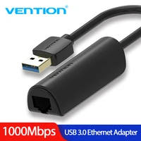vention usb ethernet adapter usb 3 0 to rj45 network card hub high speed 10m100m1000m lan for windows mac ethernet usb adapter
