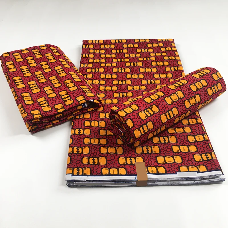 Ткань с африканскими восковыми принтами настоящий мягкий 100% хлопок гарантия 6