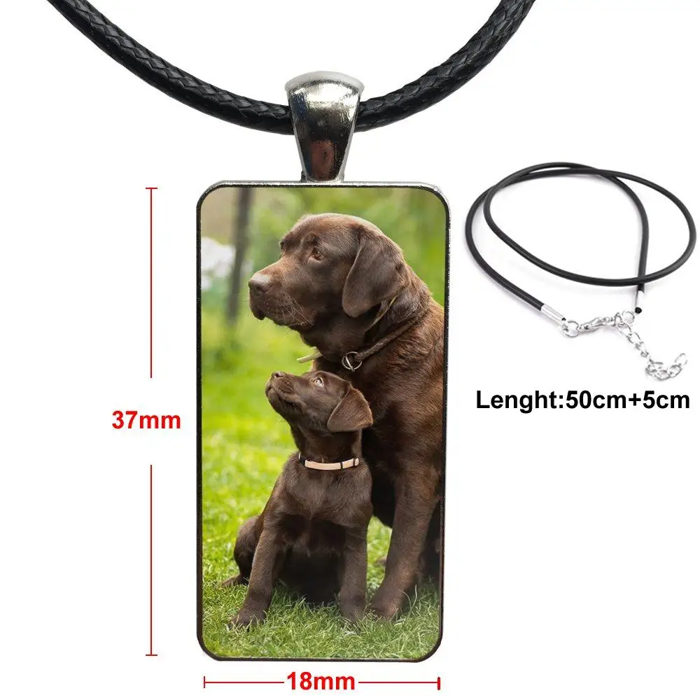 Щенок Лабрадор ретривер собака для женщин подарок бренд сталь цвет ювелирные