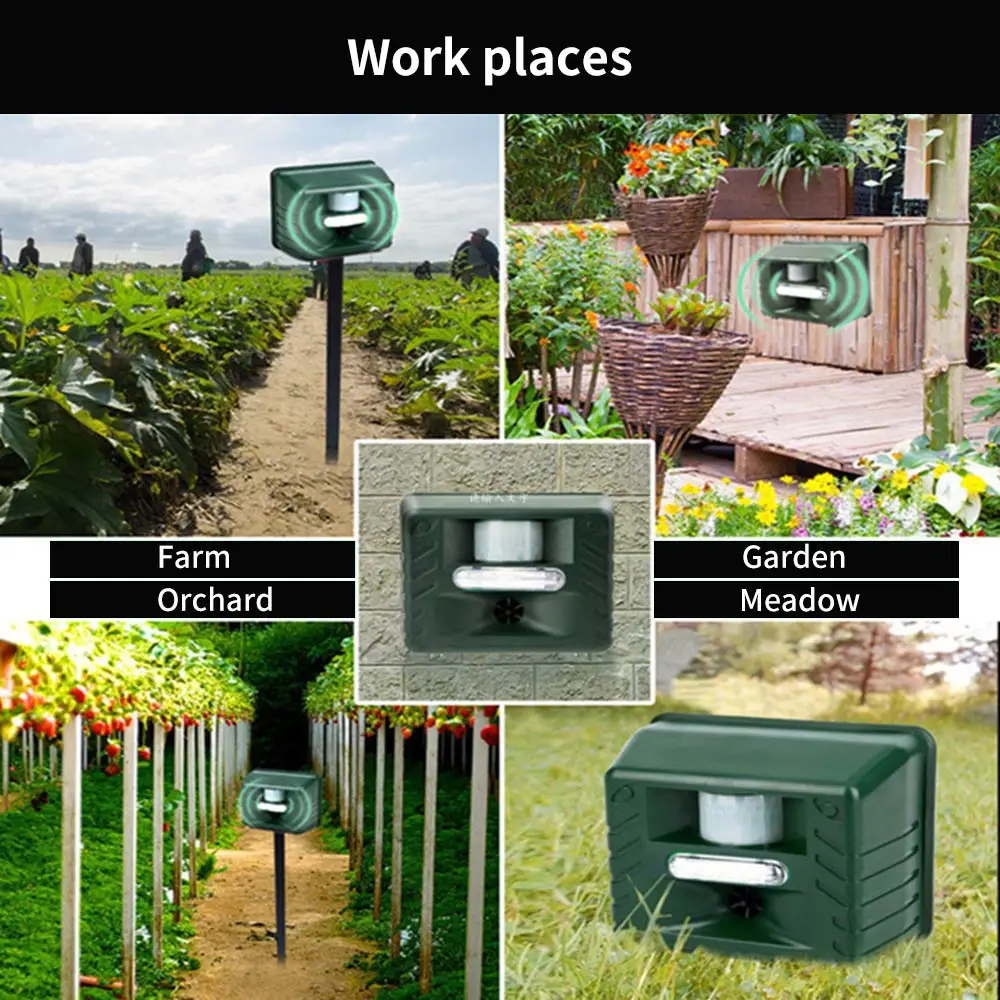 

Ultrasonic Pest Repeller Home Anti Mosquito Repellent Killer Rodent Electronic Pest Control Bug Reject Mole Mice Practical Home