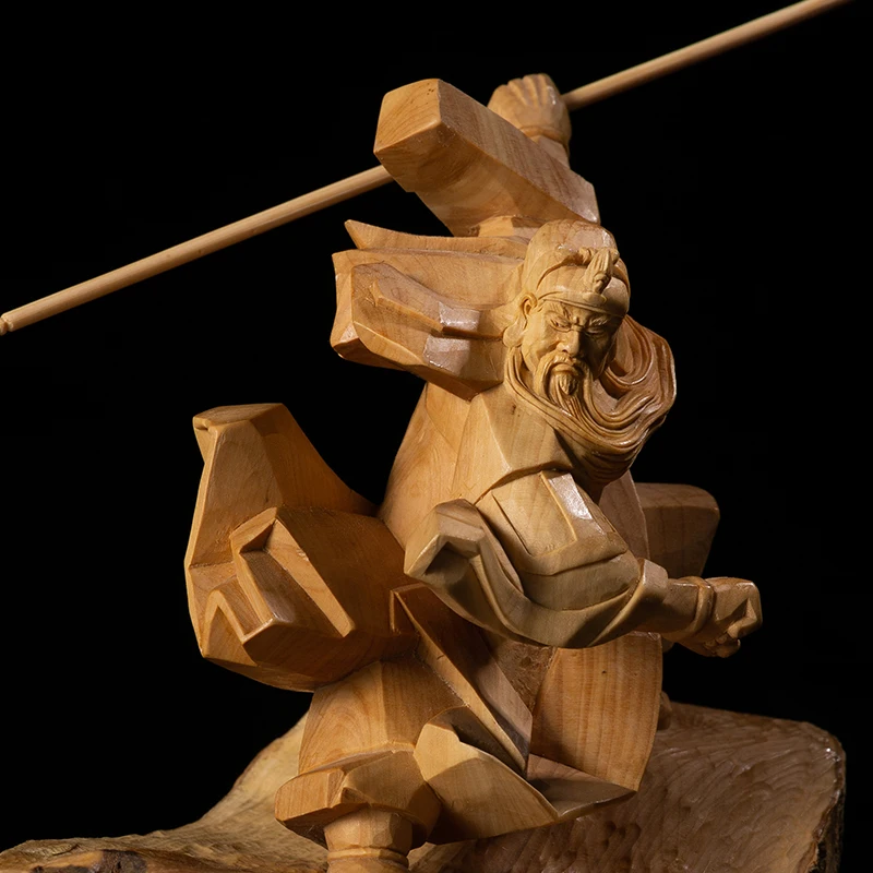 Резьба вручную сборный богатство Бог гуанон религиозные Будды Гуани молитвенная