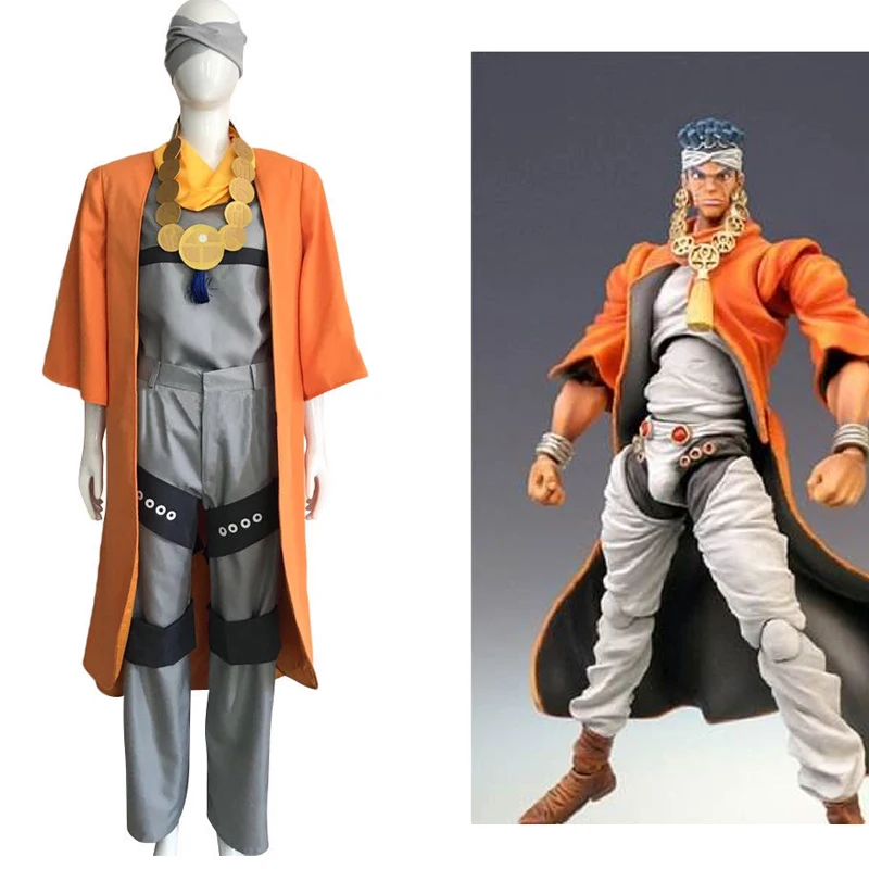 Костюм для косплея аниме невероятные приключения Джоджо Мухаммед авдол