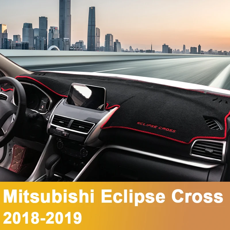 For Mitsubishi Eclipse Cross 2018 2019 LHD Car Dashboard Cover Dash Mat Non-slip Sun Shade Pad Carpets Trim Interior Accessories |