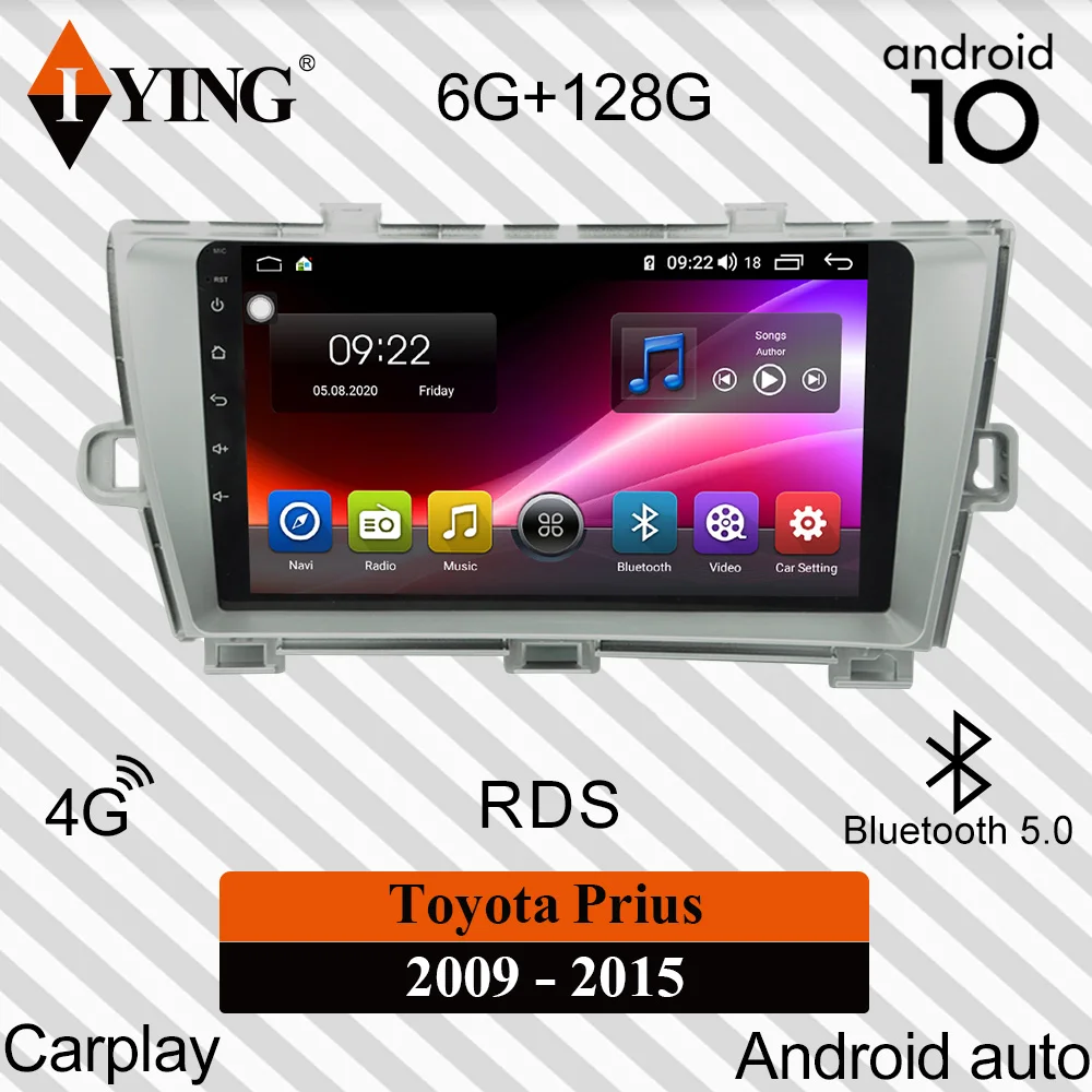 IYING беспроводной Carplay для Toyota Prius XW30 2009 2015 автомобильное радио мультимедийный