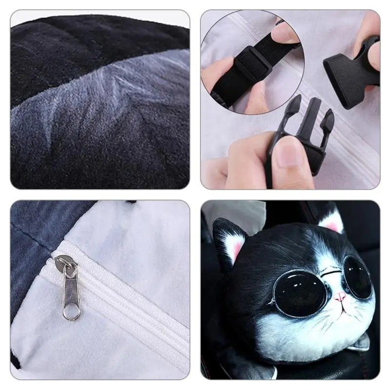 

Cute Tissue Box Car Armrest Box Universal Creative Cartoon Cute Plush High Elasticity Tissue Box Car Interior Products Access