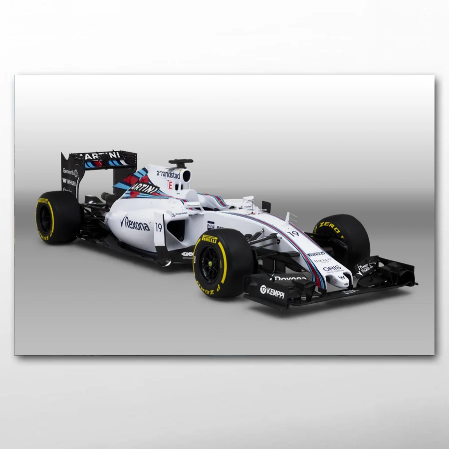 Формула 1 гоночный автомобиль Уильямс FW37 спортивный холст Картины настенные