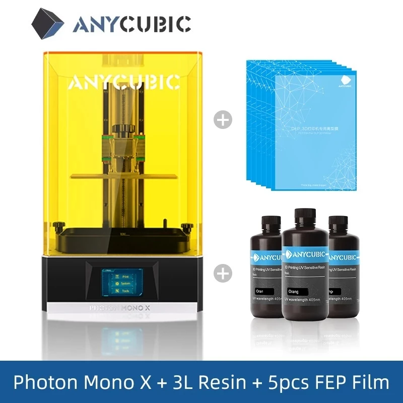 Новый 3D принтер ANYCUBIC Photon Mono X большой объем сборки быстрая скорость печати Anycubic APP