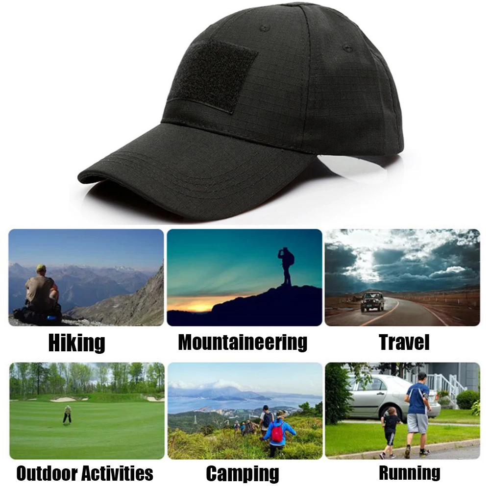 

Portable Baseball Cap Outdoor Sports Hat Military Army Camouflage Hat Cycling Running Caps Head Protector for Exercising Hiking