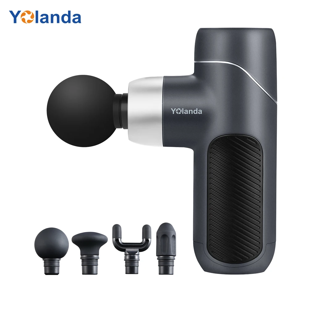 

Yolanda J2 Mini Massage Gun USB Rechargeable Electric Deep Tissue Percussion Muscle Massager Fascia Gun for Sore/Pain Warmup