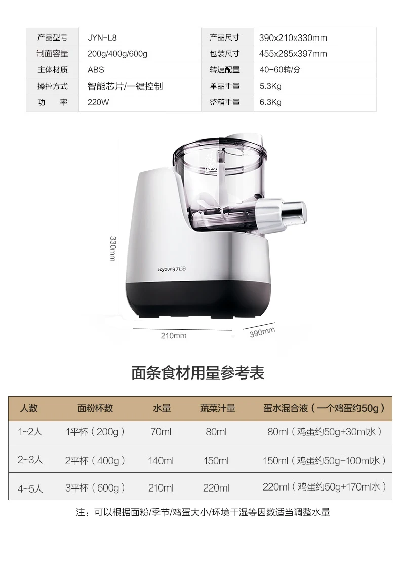 

Noodle machine family automatic small intelligent electric noodle machine multi-function extruder