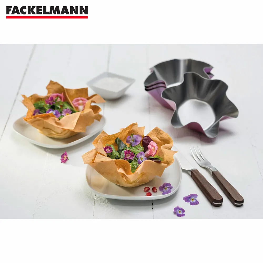НАБОР Форм для выпечки коржей или кексов FACKELMANN ZENKER Creative studio 4 шт 18 см /