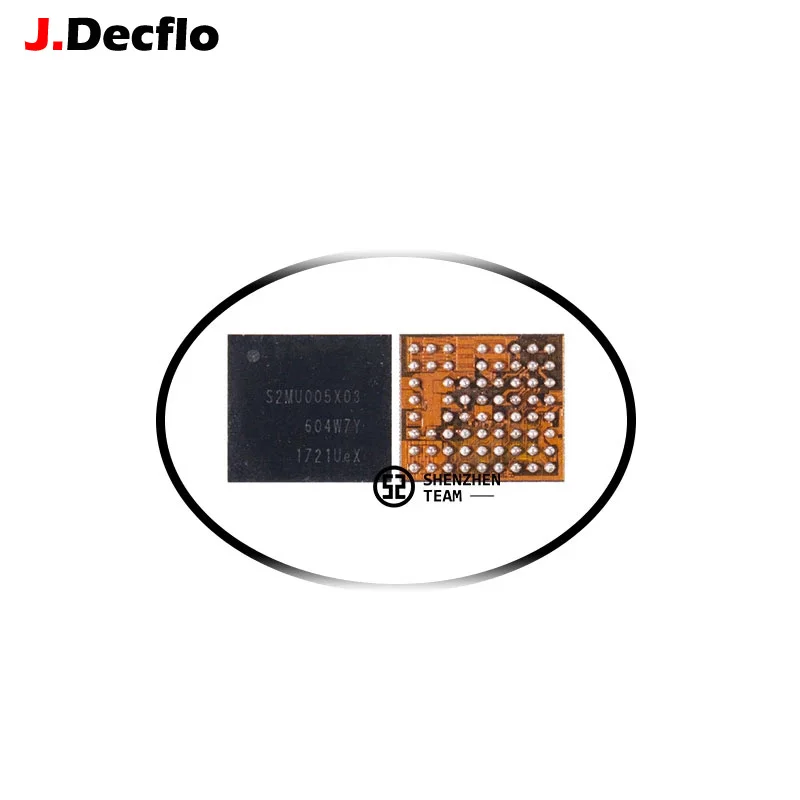 JDecflo 5 шт. PMIC S2MU005X03 MU005X03 для малой мощности IC Samsung J7 Prime J4 J6 Plus J5pro J710F J720F J730F J610F A750F A260 |
