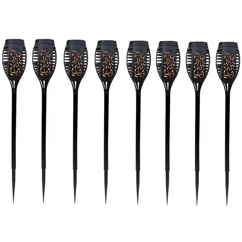 

Новый IP65 Водонепроницаемый Солнечный Путь факела огни факел пламя Огни наружное украшение для Патио Сад Путь Двор (8 шт)