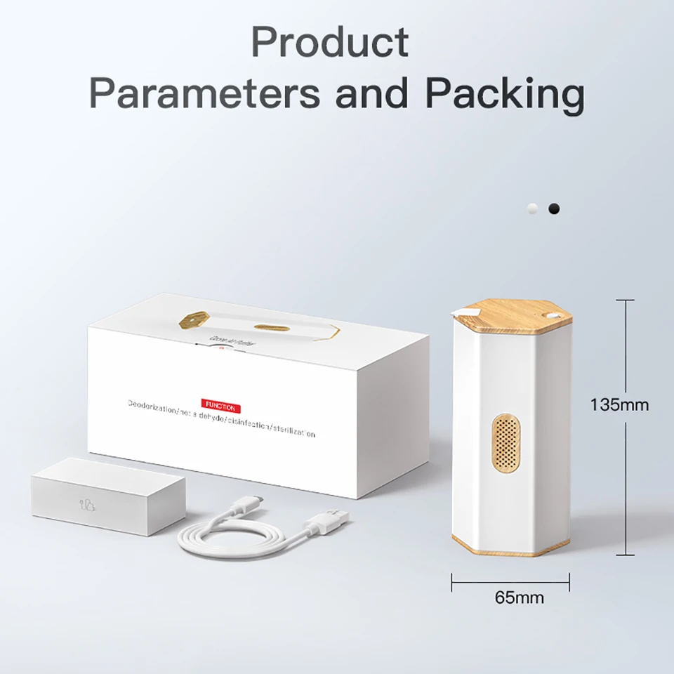 THANKSHAR мини Батарея Воздухоочистители генератор озона и ионизатор для