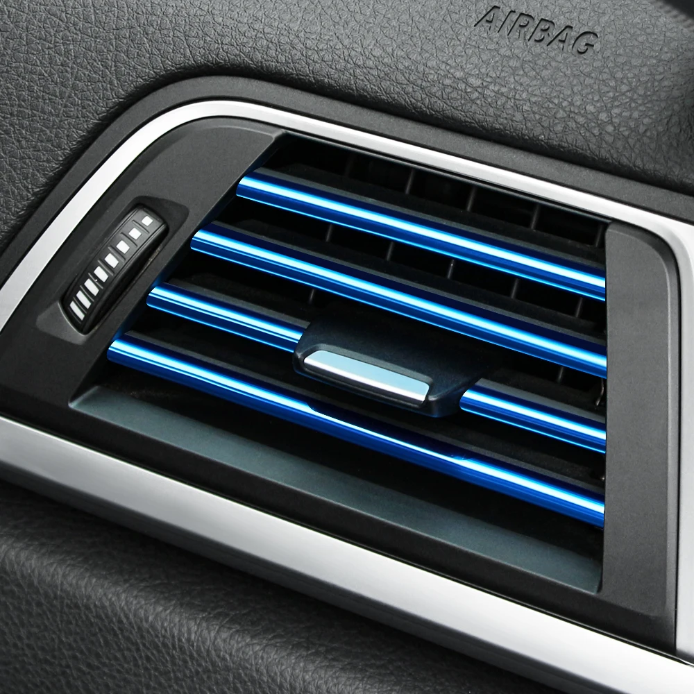 Car Air Vent Trim Strip Grille Decoration for Audi C6 R8 A1 A3 Q3 A4 A5 Q5 A6 S6 A7 B6 B7 B8 8P 8V 8L TT RS | Автомобили и