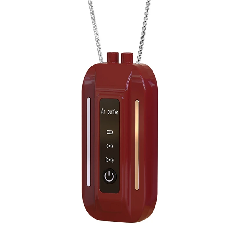 

Air Purifier Personal Wearable Mini Portable 700 MAh Battery Negative Ion Necklace Hanging Neck Air Purifier