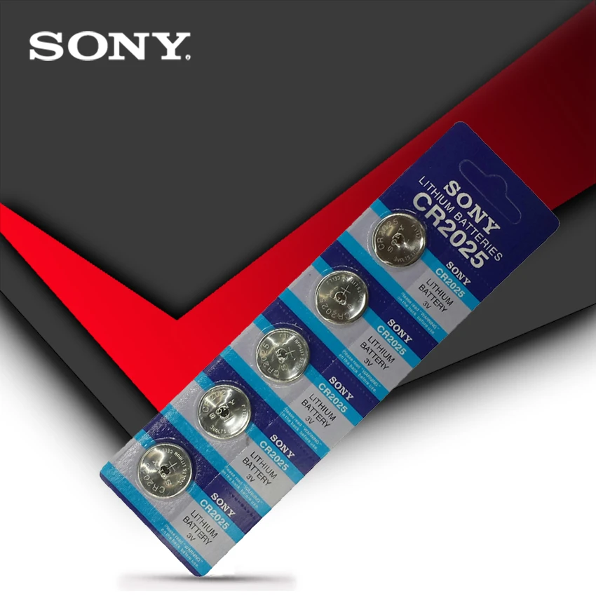 Батарейки SONY cr2025 кнопочные Литиевые 3 в для часов калькуляторов веса |