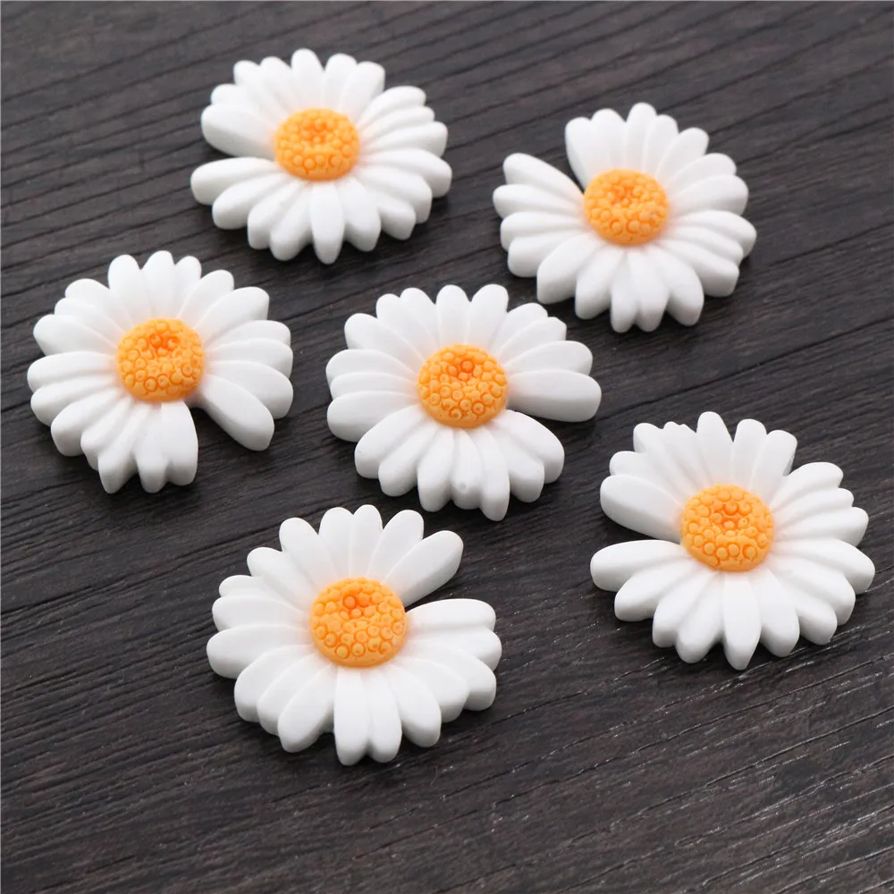 

10pcs/Lot 27mm SunFlower Clown Chrysanthemum Sunshine life Hair Pendant Necklace Jewelry Accessories Diy Handmade Findings