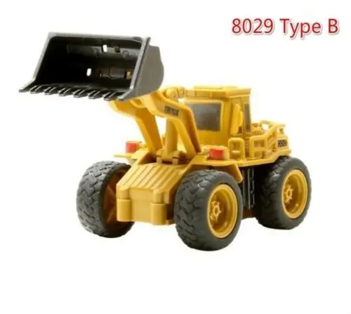 Bulldozer Hotty Toy Mini RC Строительство для грузовика, трейлера, машины трактор, экскаватор модель бульдозера кран грузовик игрушка RTR погрузчик дистанционное управление - Цвет: Bulldozer