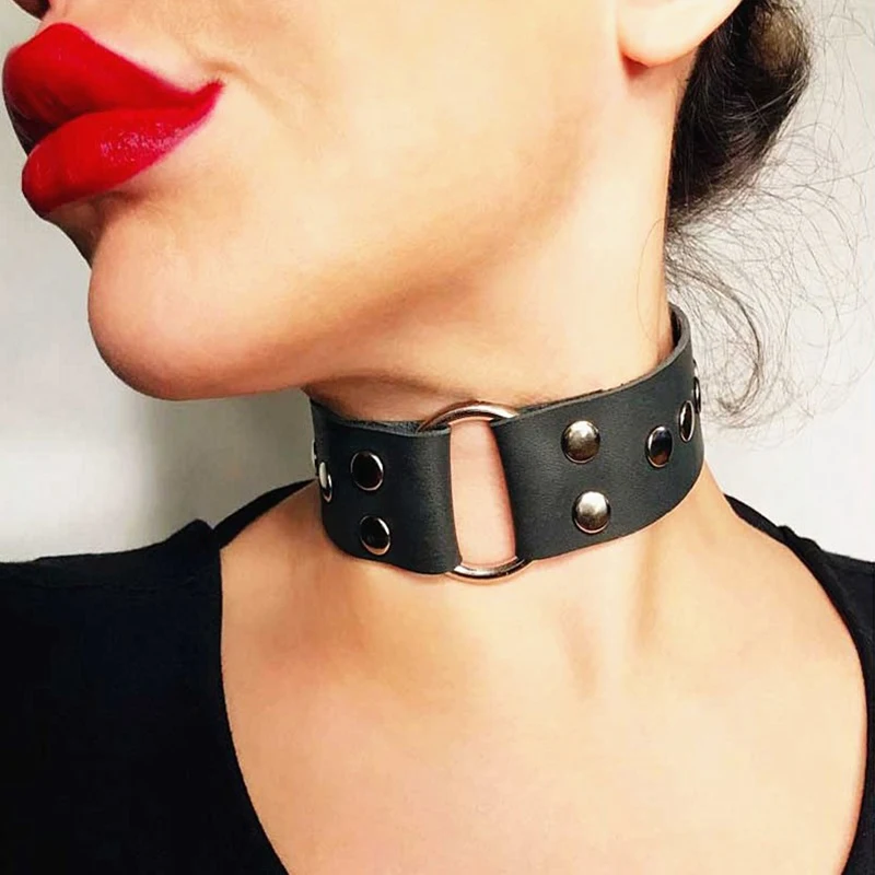 COLEMJE Япония Харадзюку стиль Мягкий сестер розовый PU кожа в форме сердца воротник ключицы женское ожерелье пуговица из металлического сплава