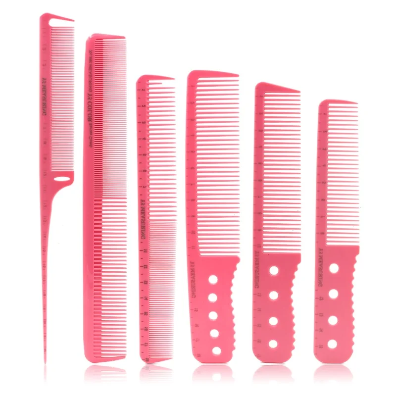 6 шт./партия Профессиональная парикмахерская расческа салон Парикмахерские