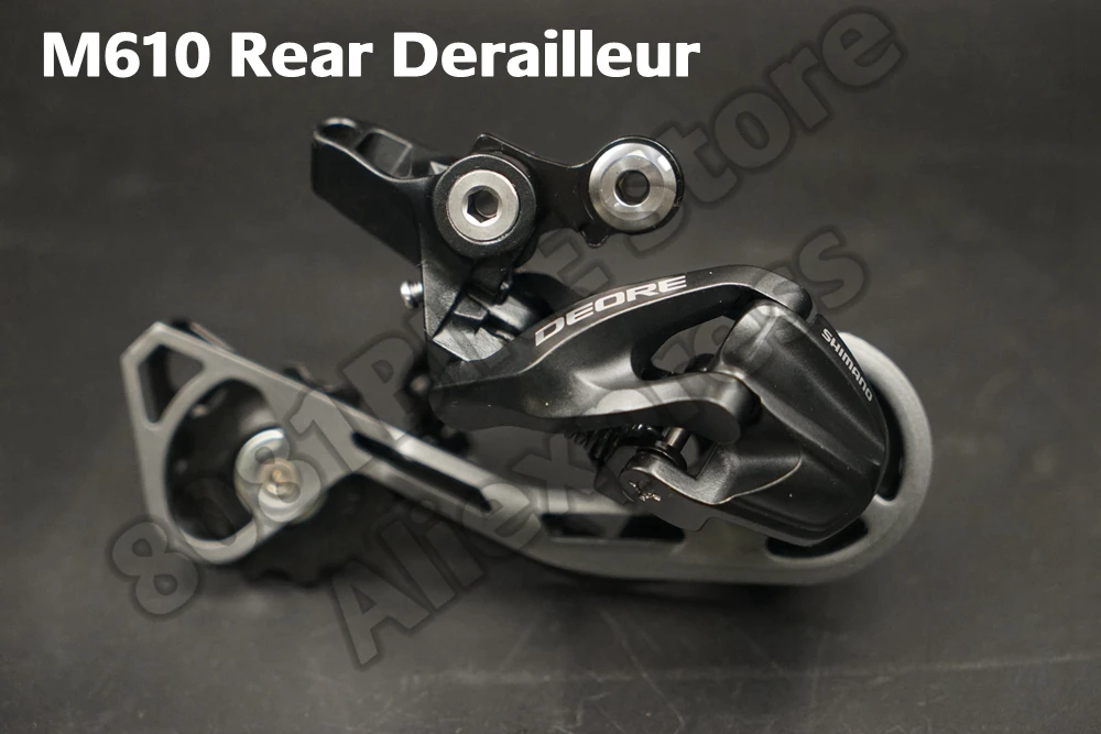 Задний переключатель Shimano Deore M610 / M615 SGS Shadow RD длинный черный PCR BEYOND M6000 | Спорт и