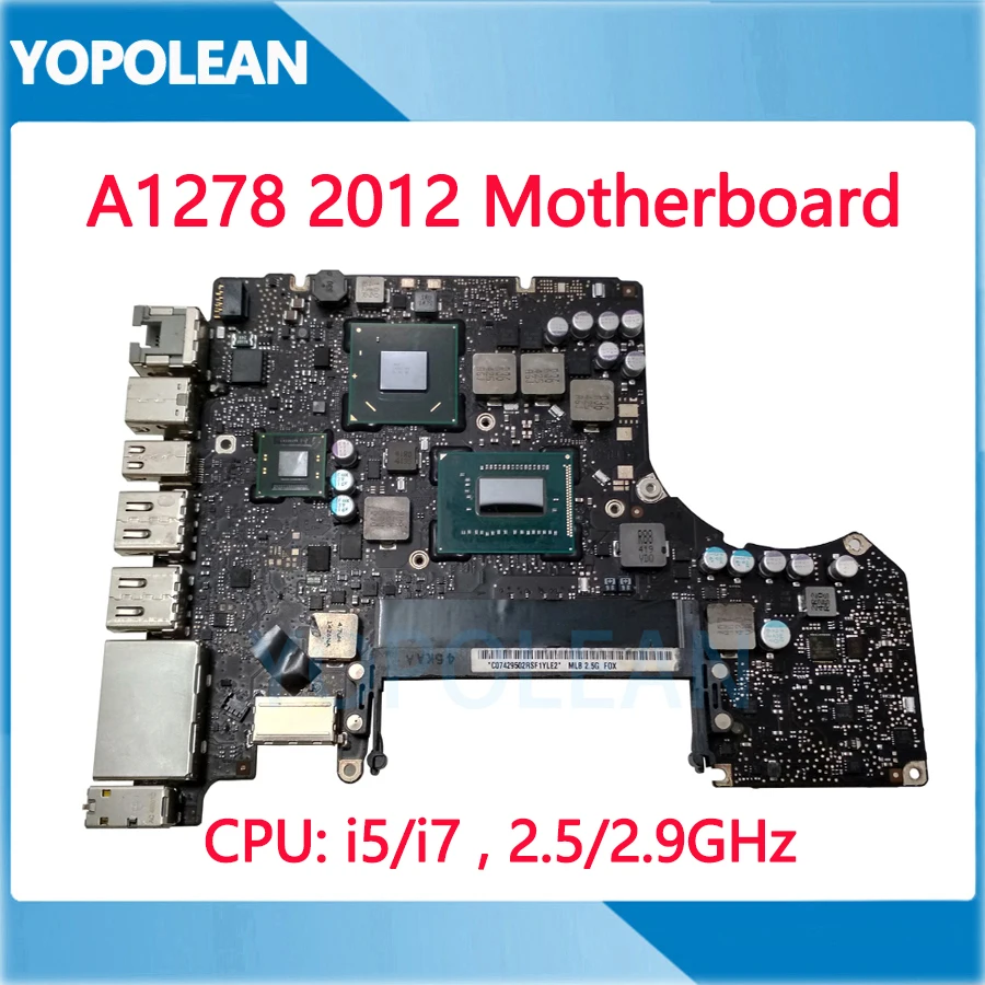 Оригинальная материнская плата i5 2 5 ГГц i7 9 для Macbook Pro 13 &quotA1278 Логическая EMC 2554 820 3115