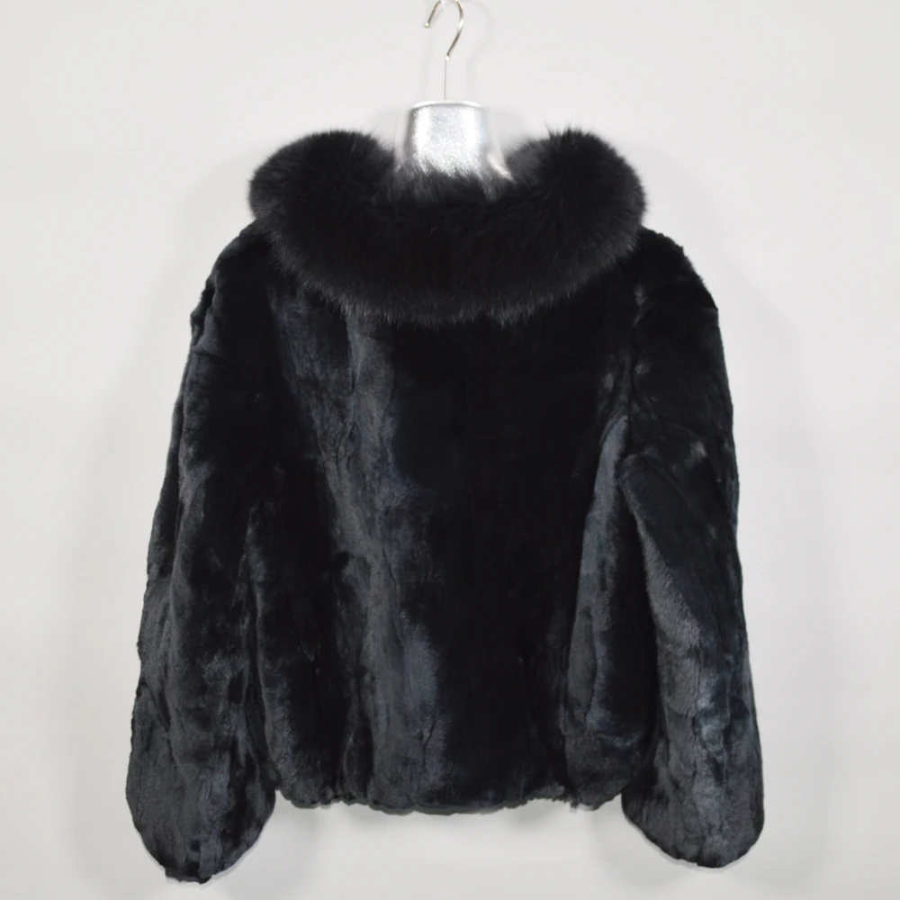 Новый стиль женские зимние теплые мягкие качественные Настоящий мех кролика