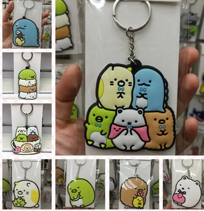 IVYYE Sumikko gurashi стиль аниме-брелок для ключей пвх рисунок брелок милая игрушка брелок для ключей подарки на день рождения унисекс новинка