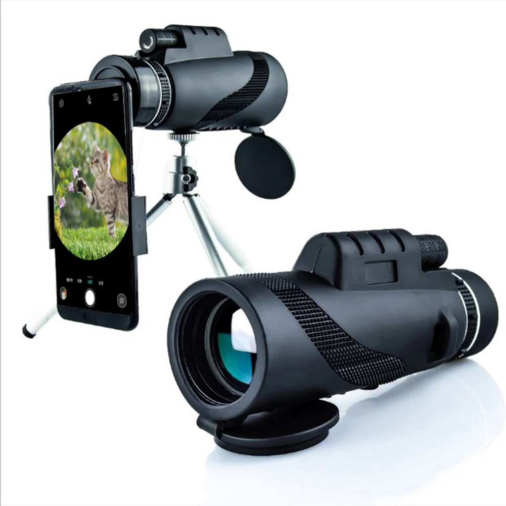 BAK4 80X100 оптический телескоп с зумом HD объектив водонепроницаемый Монокуляр