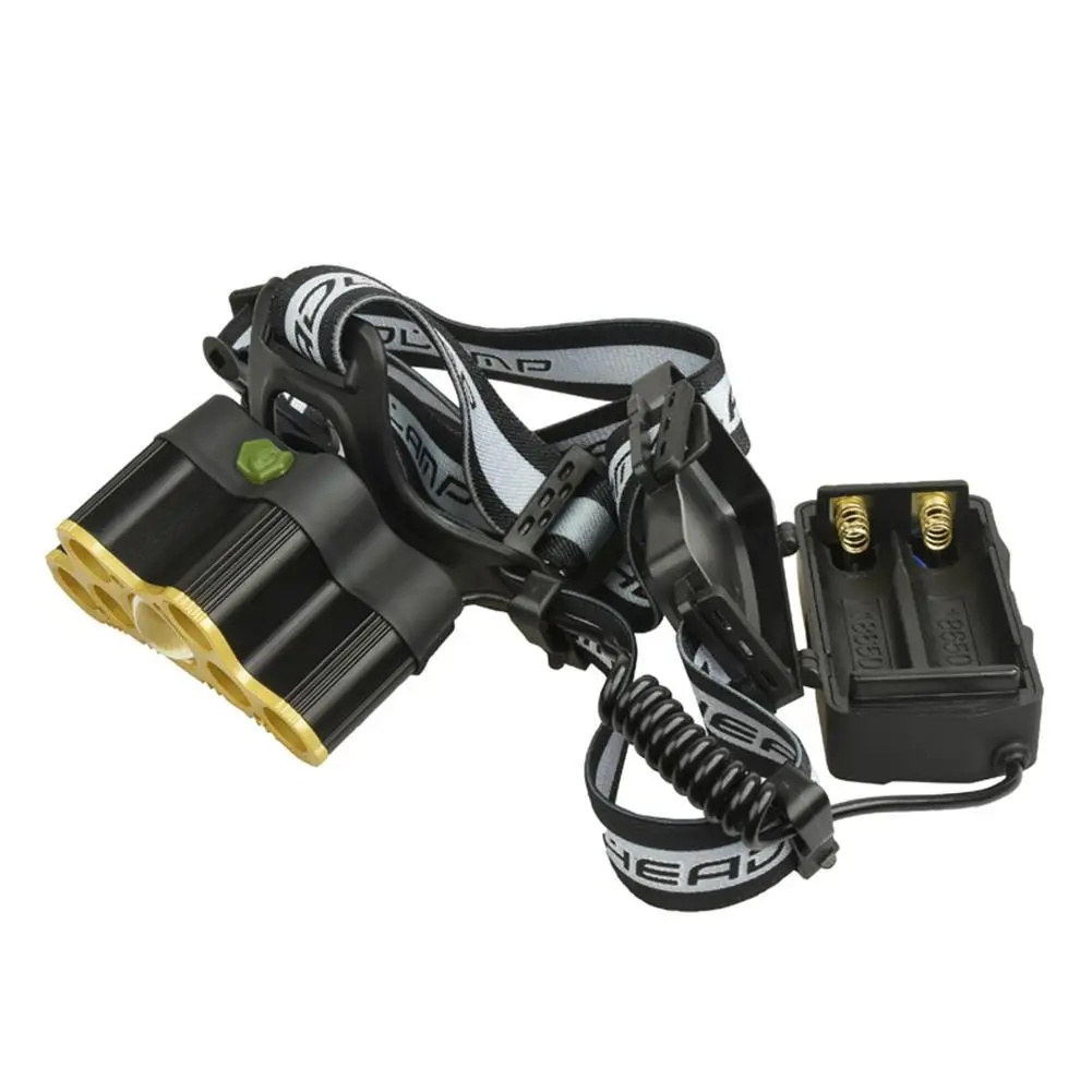 Zoomable 6 Modes Led Headlight With SOS Whistle 18650 Usb Rechargeable Flashlight | Освещение