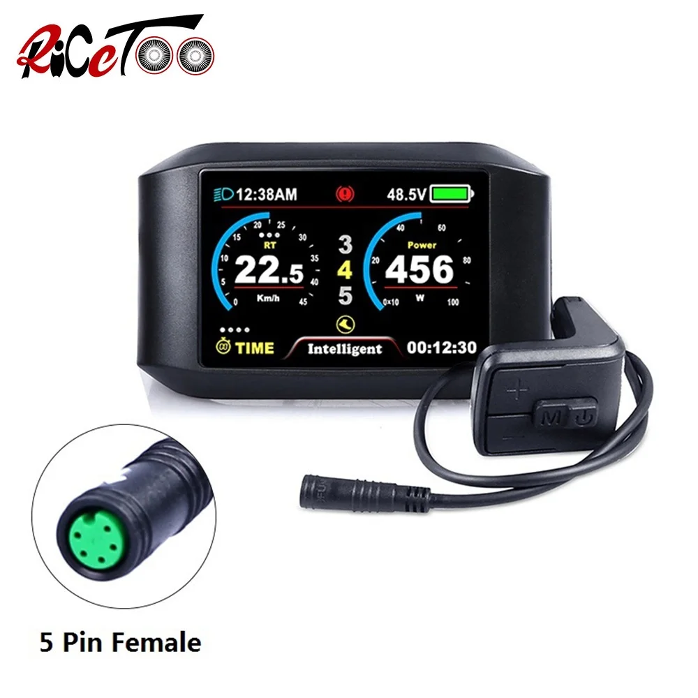 ЖК-дисплей для электровелосипеда RICETOO Bafang 750C цветной TFT-дисплей BBS01 BBS02 BBSHD 8FUN