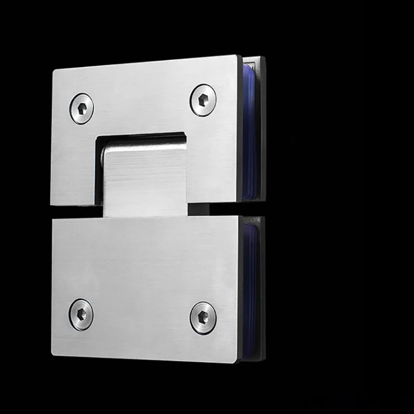 Сверхмощный 180 градусов Стекло со стеклянными дверцами зажим настенный душевые